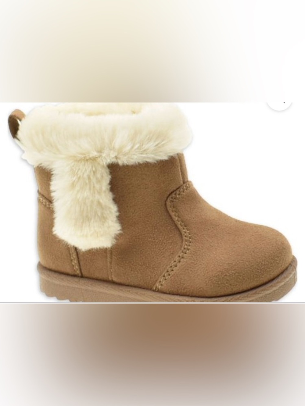 Wonder Nation Baby Girl Faux Sherling Boot Size 2